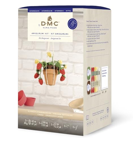 Kit Amigurumi DMC Fraises d'été par Nuria Picos niveau intermédiaire