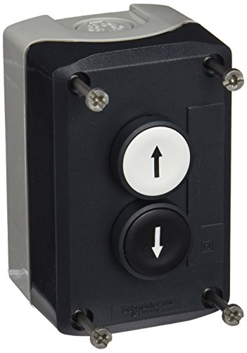 Commande CAJA 2 PULS RASTES BLANCO NEGRO pour automatisation de porte et garage