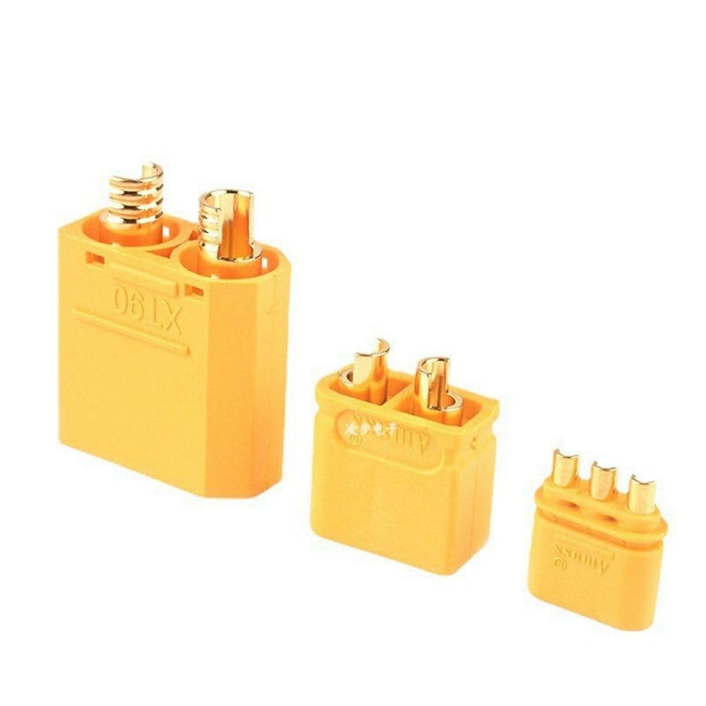 MR30/XT60 Female XT30 XT90U XT60H Male Connector Wire Cable for RC Aircraft Battery RC Remote Control Model Battery(XT60-F)