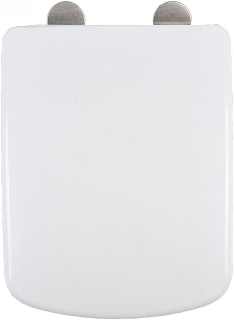 Durable plastic Modern Square Soft-Close Toilet Seat 435mm X 355mm Easy to clean