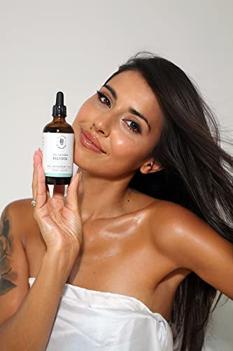 Kräuterland Bio Hanföl - Hautöl 100ml kaltgepresst - reines Bio Hanfsamenöl zur Pflege von Haut und Haaren in Premium Qualität
