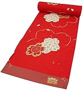 Amazon | [京都うさぎ堂] 正絹 長襦袢 振袖用 j-185 こっぽり柄 京染