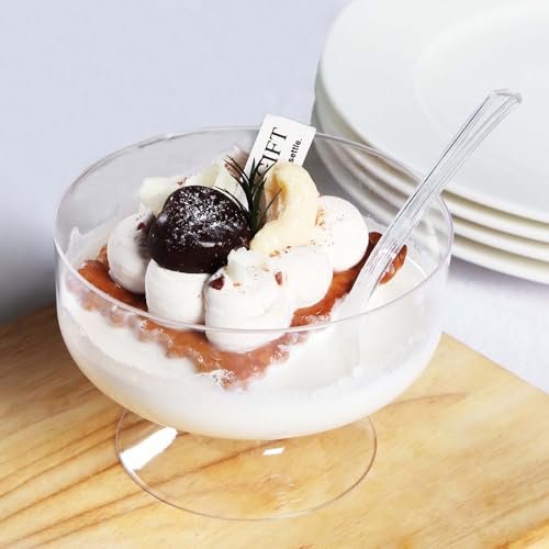 Efavormart 24 Pack | 6oz Crystal Clear Footed...