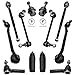 Detroit Axle - 20pc Front End Suspension Kit for RWD 05-10 Chrysler 300, 06-10 Dodge Charger, 05-08 Magnum Lower & Upper Control Arms w/Ball Joints Wheel Bearings Hubs Suspension Kit Replacement