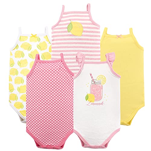 Image of Hudson Baby Unisex Baby Cotton Sleeveless Bodysuits