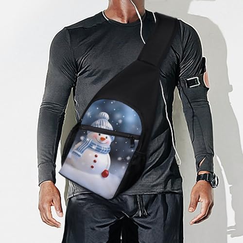 Bolso bandolera deportivo navideño para hombre y mujer miniatura 7