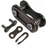 Generic Bike Chain Master Link, Single Strand Type, Alloy Steel, 8 Units Pack