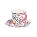 Fun Express - Truly Alice Cups & Saucers for Party - Party Supplies - Licensed Tableware - Licensed Cups - Party - 12 Pieces