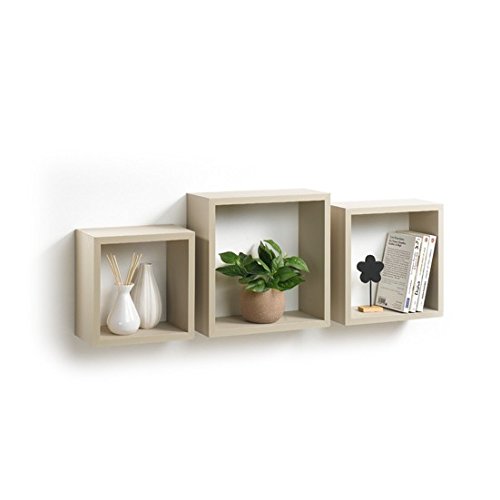 Modul'Home 6RAN789BC - Mensole a cubo, in MDF