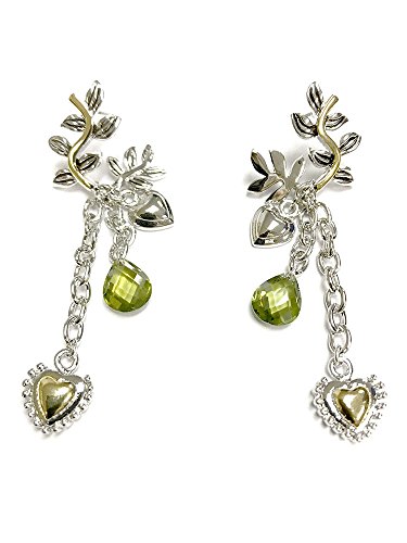 OEM Women's Algerian Love Knot Earrings Casino Royale Bond Girl 007 45MM Silver