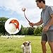 Benjiuun Dog Ball Launcher,Ergonomic Tennis Ball Thrower for Dogs,Dog Ball Thrower Includes 15 Inch Tosser and 2.4 Inch Balls for Fetch
