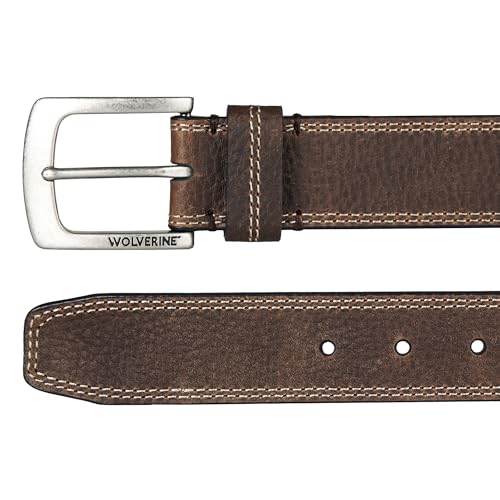 Image of Wolverine Full Grain Leather | Workwear | Heavy Duty | Durable | Everyday | Classic | Casual | Metal Buckle