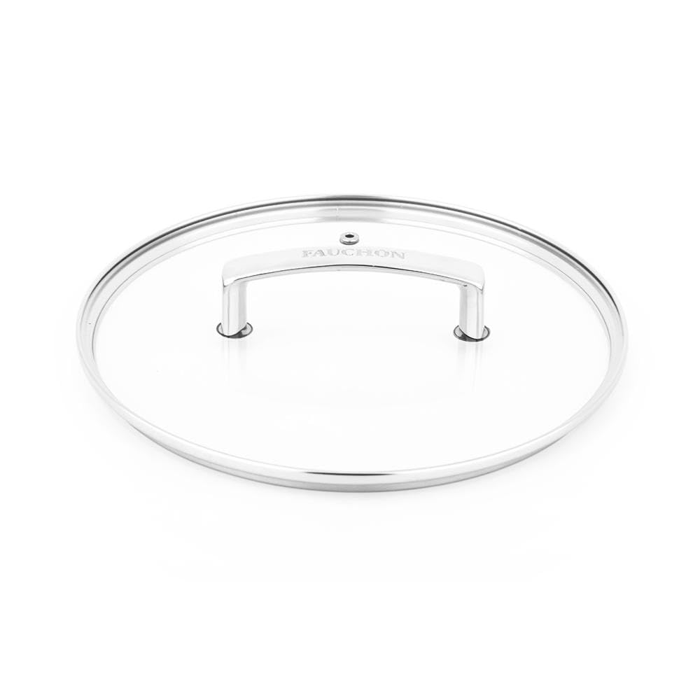 Tapa Firma de 24 cm de Vidrio y Aluminio