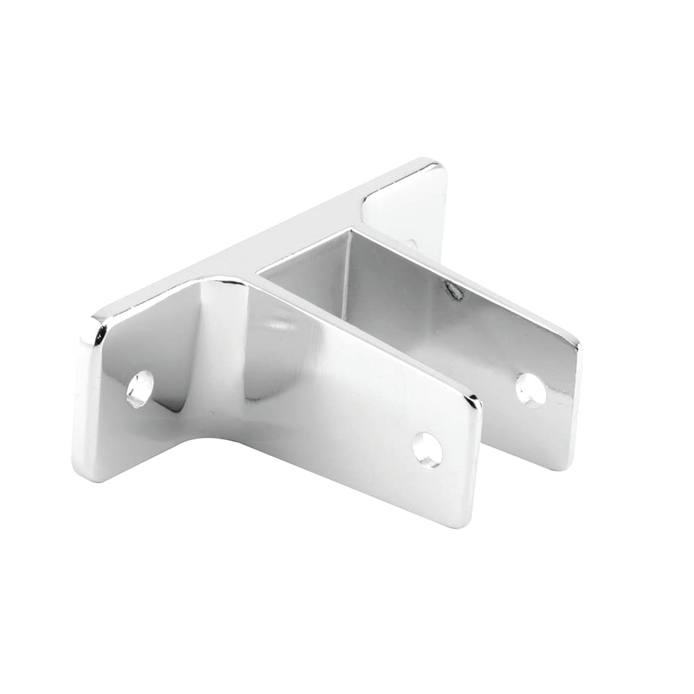 Support mural deux oreille 1/2 pouce chrome pour cloison Sentry Supply