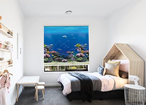 Store enrouleur occultant pour chambre à coucher, salle de bain ou fenêtre de chambre d'enfant, qualité supérieure, design polyvalent