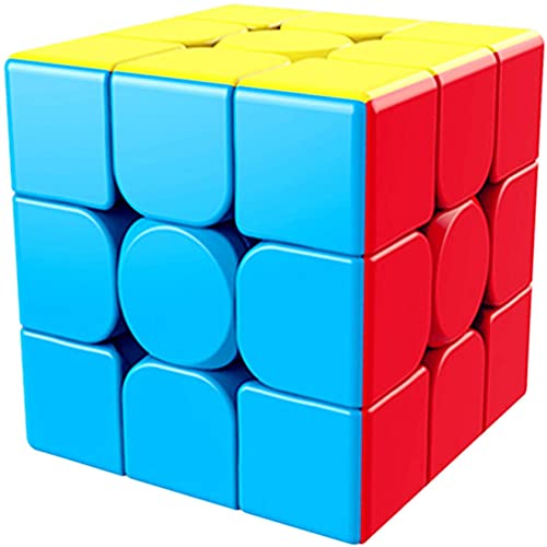 Bokefenuo Moyu Meilong Speed Cube 3x3 Stickerless MoFang Jiaoshi Meilong Puzzle 3x3x3 Toys for Kids Magic Cube
