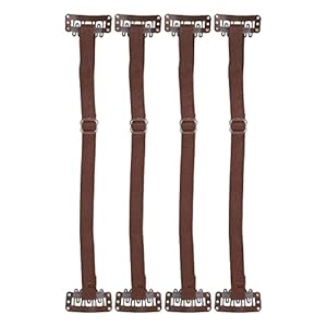 4pcs Facelift Bands with Clips, Elastic Facial Lift Belt Eye Wrinkle Removal Belt, Facelift Patch Straps for Hair (Brown)