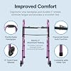 Lumex ColorSelect Walkers for Seniors, Rolling & Folding Adult Walker with Wheels, Plum