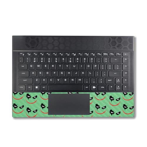 Image of MightySkins Carbon Fiber Skin Compatible With Alienware X14 R2 (2023) Full Wrap Kit - Why So Serious | Protective, Durable Textured Carbon Fiber Finish | Easy To Apply & Change Style | Made in the USA