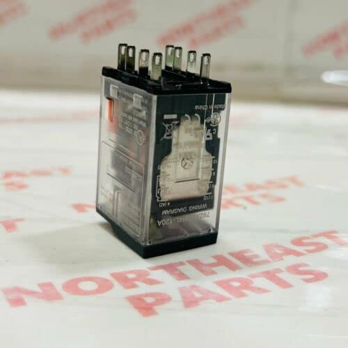 Plug in Relay, 8 Pins, Square, 120Vac