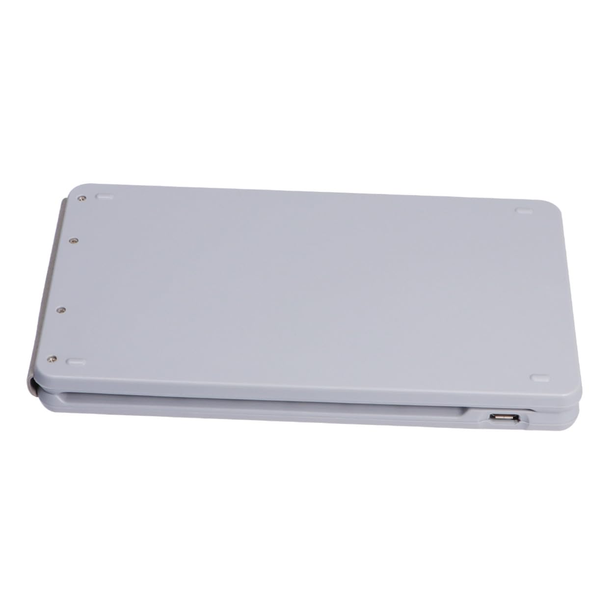 POPETPOP Tastiera Wireless Pieghevole Bianca Per Tablet Mini Tastiera Wireless Per Notebook e Telefono Ricarica Micro Usb