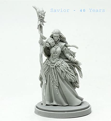 Figura de resina 30mm modelo sin pintar ni armar miniatura 1