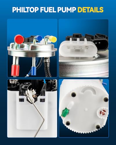 Image of PHILTOP Fuel Pump for Yukon /Tahoe 2008-2012 6.2L 6.0L 4.8L 5.3L, Escalade 2008-2012 6.2L 6.0L Fuel Pump Module Assembly Replace FG1153, P76299M, SP6050M, 19300964