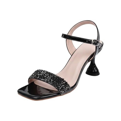 Sandales à talons aiguilles avec bout ouvert élégant et maintien stable