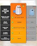 MQUPIN Portable Steam Sauna for Home,Pop-Up Home Sauna Pod Box with 1000W 3L Steamer Generator,Foldable Sauna Tent Steam Room With Folding Chair,Remote Control,Personal Home Sauna - Image 6