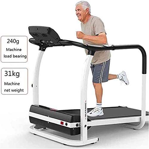 Image of Electric Folding Treadmill for Home Folding Treadmill for Home 3 Levels of Inclination Can Be Adjusted Aerobic Fitness for The Elderly Extra Long Handle