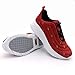 Laforst Womens Slip Resistant Outsole Water Resistant Upper Fashion Platform Sneaker Red 9