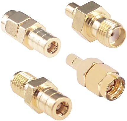 2PCS TNC Male Plug To SMA Female Jack RF Coax Adapter Convertor Straight Nickelplated TNC Male - View #4