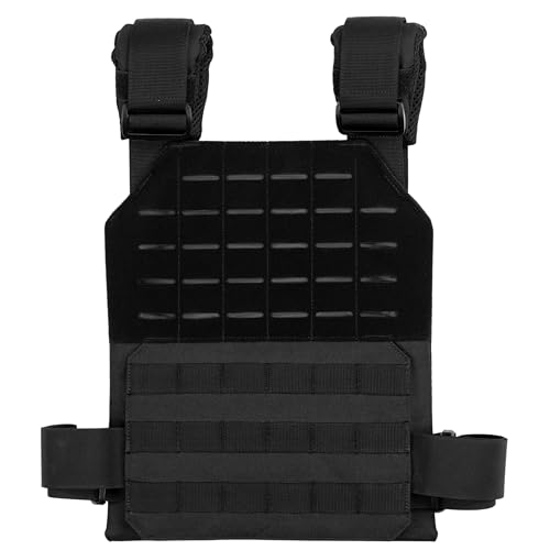WOLF TACTICAL Simple Weighted Vest (Black) - Image 2
