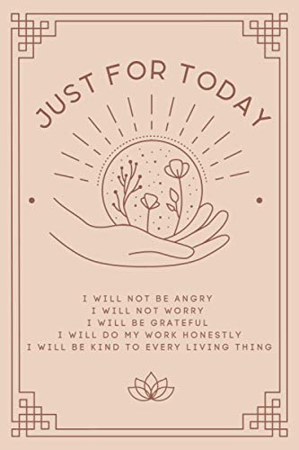 Just for Today Reiki Journal: Unruled Blank Notebook & Journal with Small Cho Ku Rei Symbol on each Page, 120 Pages