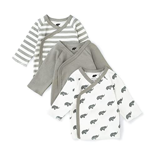 Image of MONICA + ANDY 3 Pack Long Sleeve Baby Kimono Top Bundle
