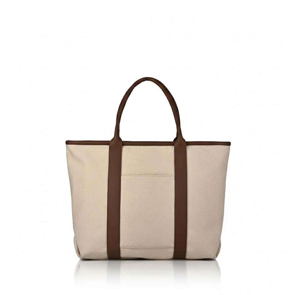 Laptop & Tote Bag for Women | Stylish Office & Travel Handbag | Large-Capacity Office Tote | Professional Shoulder Bag for Collage, Work & Travel Use-image-49