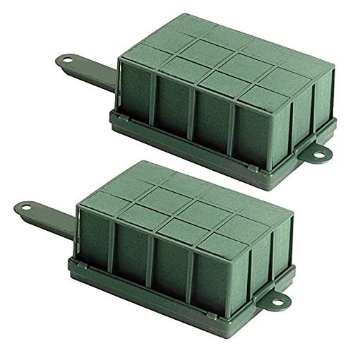 Micvtve 2 Pcs Floral Mousse Cage Porte-Fleurs avec Mousse Florale pour Fleurs Cage Bol pour Mariage Fleurs FraîChes Arrangement Floral