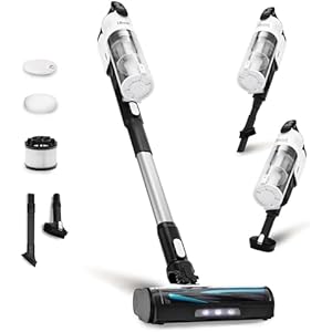 LEVOIT Cordless Vacuum Cleaner, Stick Vac with Tangle-Resistant Design, Up to 50 Minutes, Powerful Suction, Rechargeable, Lightweight, and Versatile for Carpet, Hard Floor, Pet Hair, LVAC-20