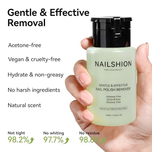 Image of Nail Polish Remover, Non-Acetone, 3-9s Quick Removal, Pump Design