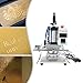 Air Operated Hot Foil Stamping Machine, 110V 500W Pneumatic Hot Foil Stamping Machine Hot Foil Stamping Machine for Leather PVC PU Paper