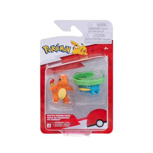 Pokémon Battle Figure PKW4529 - Juego de 2 Juguetes Oficiales de Pokemon para niños de 4 años