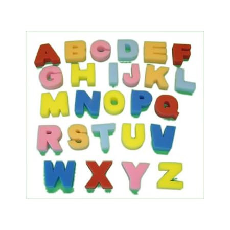 Major Brushes Alphabet Sponge Painting Set - Upper Case Letters ...