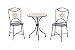 Backyard Classics Ashland 3-Piece Mosaic Patio Set with Mesh Chairs and Round Table