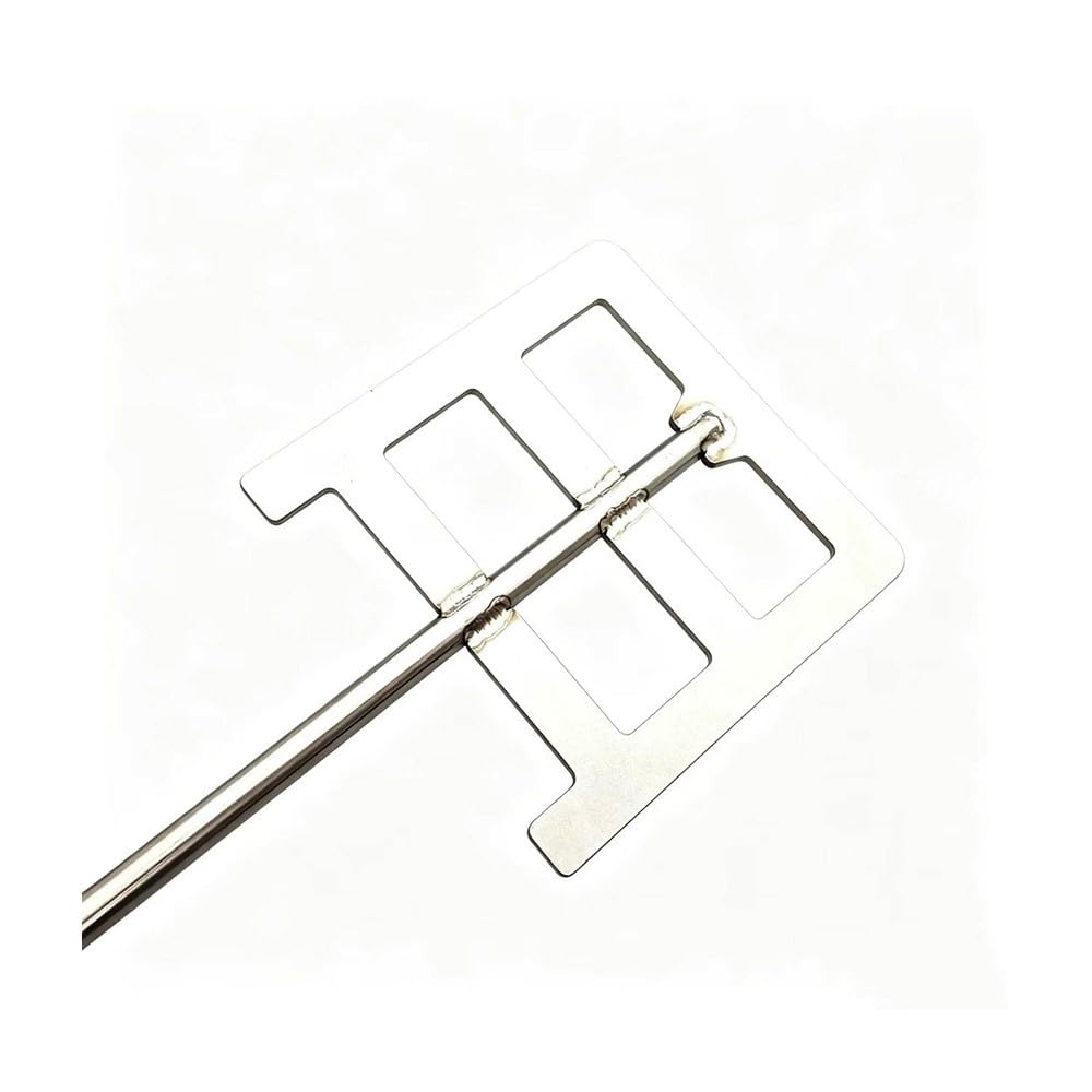 Pala Quadrata in Acciaio Inox per Miscelatore da Laboratorio 1 Pezzo