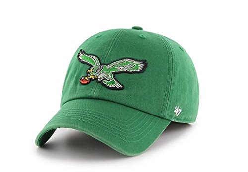 '47 Philadelphia Eagles Brand Clean Up Throwback Logo Adjustable Hat - Green