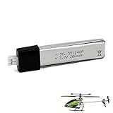 Original vom Hersteller HSP Himoto 3,7V 200mAh Upgrade Power Tunning Lipo Akku mit Neuer verbesserte Stecker original Ersatzakku für RC Hubschrauber Wltoys V911 V911-1 V911-2 Pro, Helikopter, Modell, Ersatzteil, Neu
