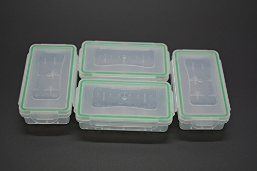 Case Wonder en Plastique Transparent Imperméable Batterie Boîte de Rangement Support de rangement pour piles 18650/16340/CR123 A Piles Cover