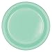 amscan Mint Green Round Plastic Plates, 7