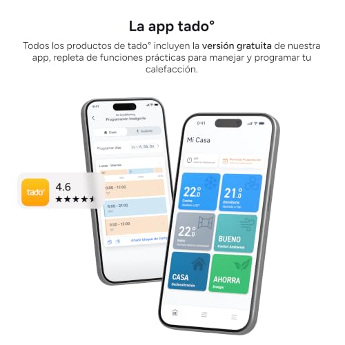 Miniatura 5 de Tado Mando Aire Acondicionado Universal Inteligente Con Base, Control Digital App Ahorra Energía Fácil Instalación Compatible Con Dispositivos Alexa, Siri Y Google Assistant