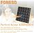 Foneso Acoustic Foam Panels, 12''x12''x2'' High Density Sound Proof Foam Panels for Walls, Pyramid Designed Acoustic Panels Sound Absorbing for Sound Studio, Podcast Recording and Offices (12Pack)